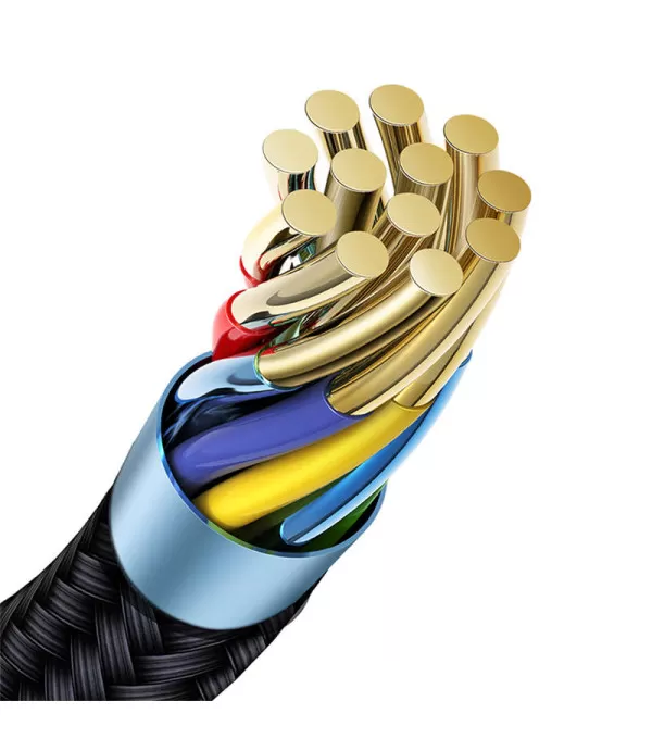 McDODO spiralni Lightning data kabel 90° kutni priključak