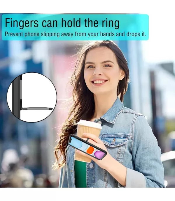 Hybrid ring silikonska maskica za Apple iPhone 11