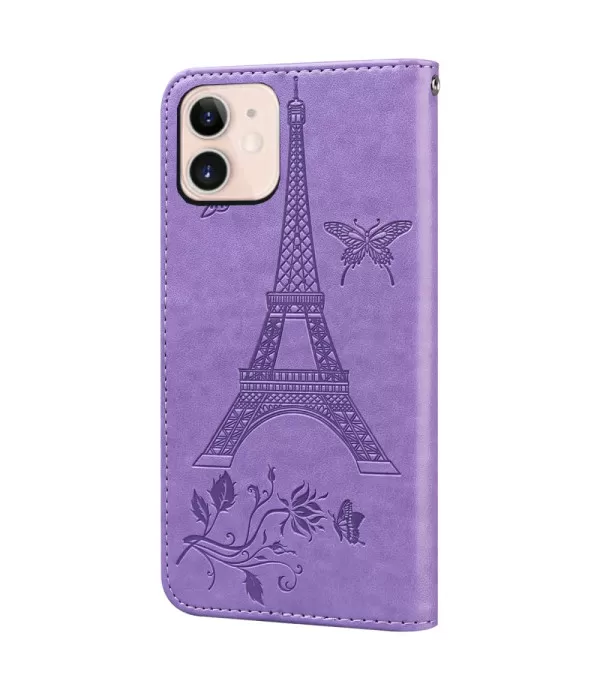 Pariz dizajn preklopna torbica futrola Apple iPhone 12 Mini