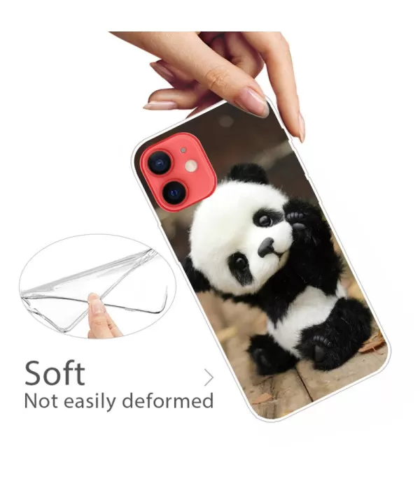 Cute Panda silikonska zaštitna maska Apple iPhone 13 mini