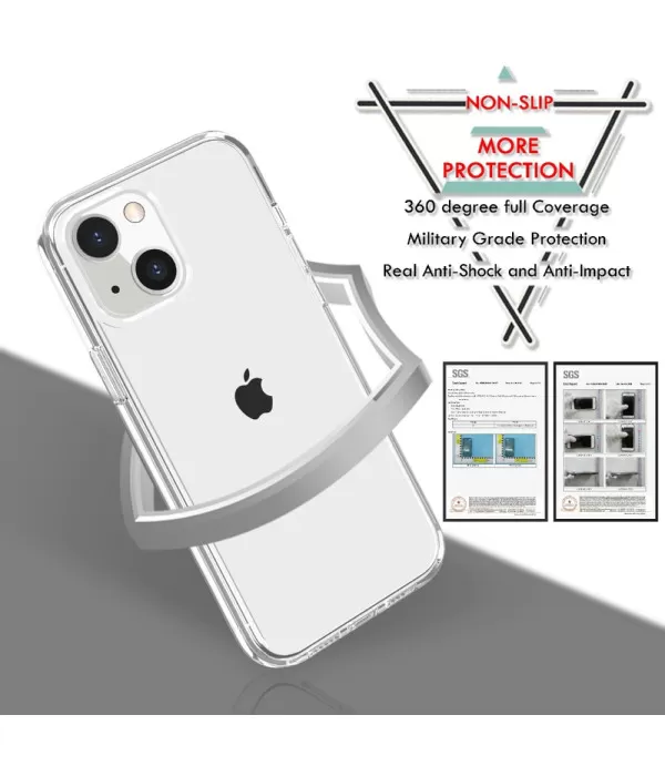 Prozirna otporna na udarce silikonska zaštitna maskica Apple iPhone 13 Mini