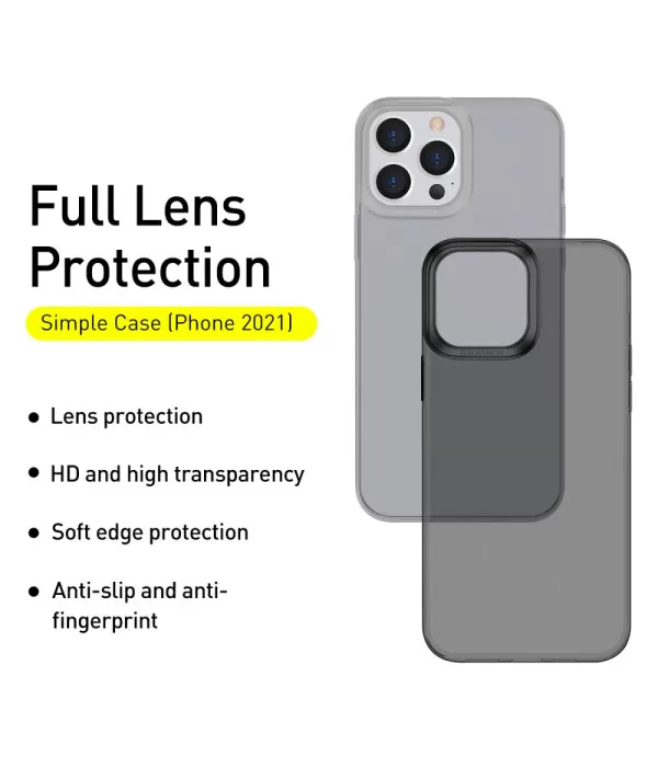 Baseus Simple serija silikonska zaštitna maskica za Apple iPhone 13 Pro Max