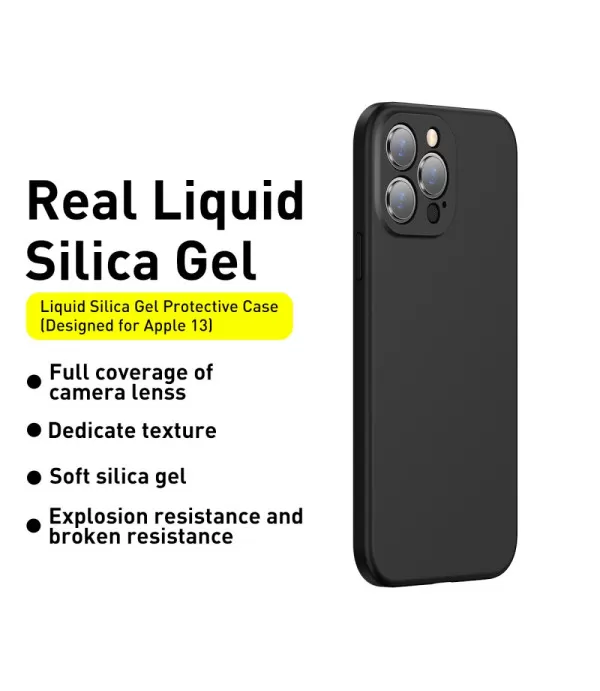 Baseus Liquid Silica silikonska zaštitna maskica za Apple iPhone 13 Pro