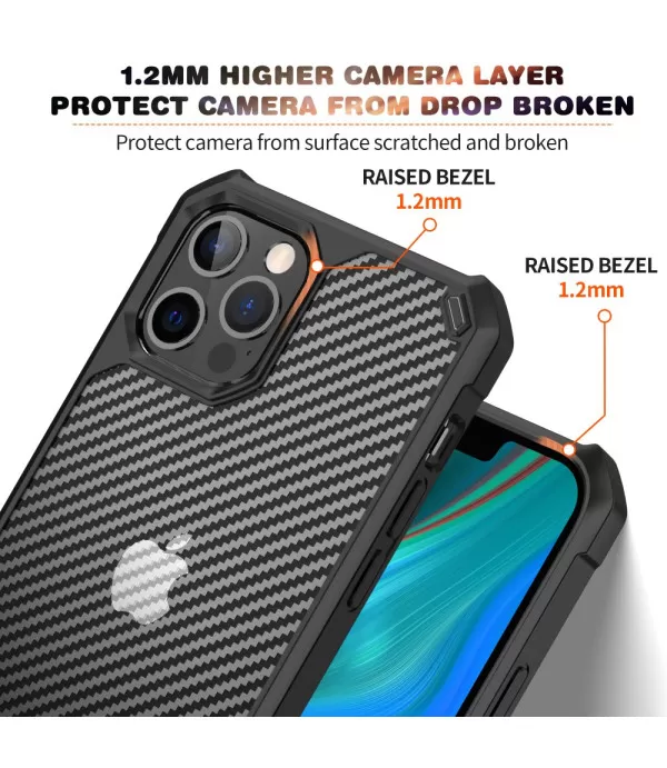 Premium Carbon Fiber zaštitna maskica Apple iPhone 13 Pro Max
