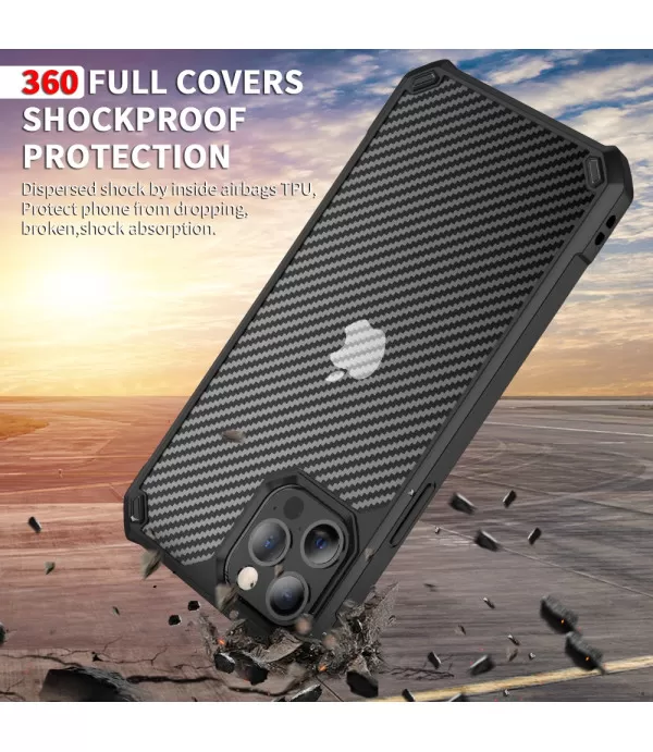 Premium Carbon Fiber zaštitna maskica Apple iPhone 13 Pro Max