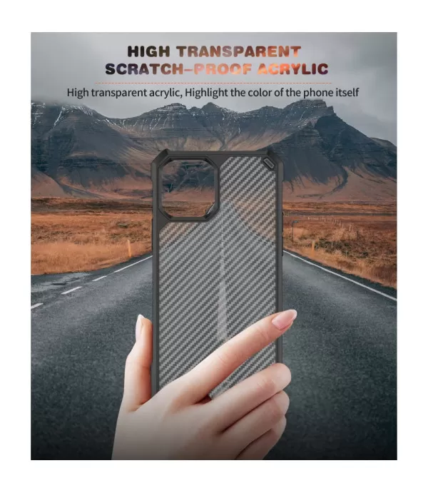 Premium Carbon Fiber zaštitna maskica Apple iPhone 13 Pro Max