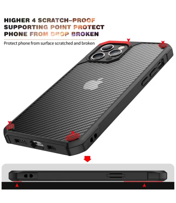 Premium Carbon Fiber zaštitna maskica Apple iPhone 13 Pro Max