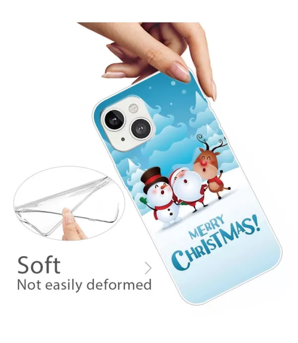 Merry Christmas silikonska zaštitna maska Apple iPhone 13 6.1"