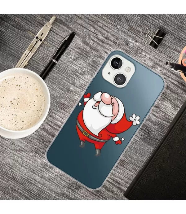 Happy Santa silikonska zaštitna maska Apple iPhone 13 6.1"