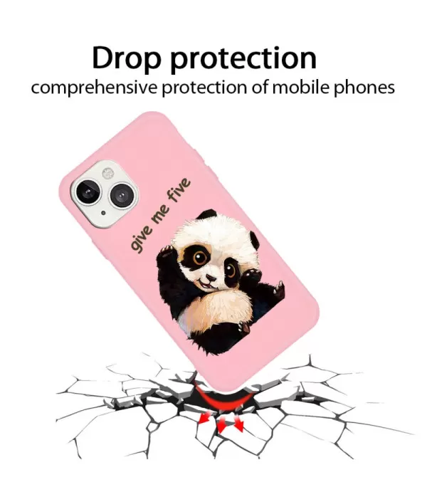 Panda silikonska zaštitna maska Apple iPhone 13