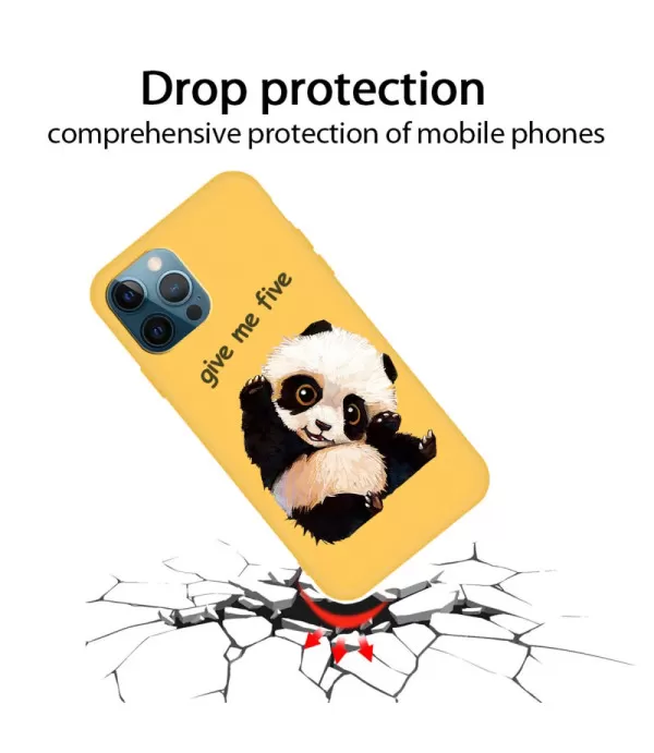 Cute Panda silikonska zaštitna maskica Apple iPhone 13 Pro