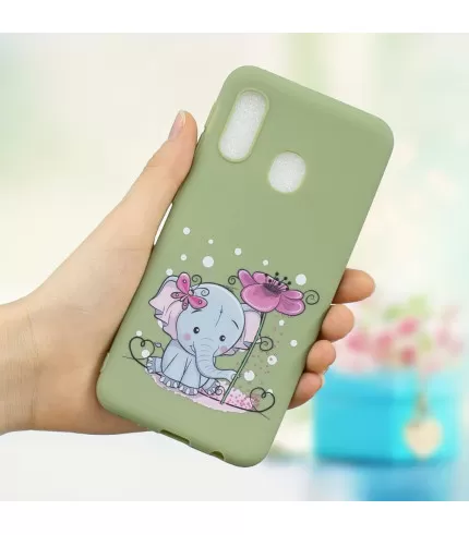 Slon dizajn silikonska zaštitna maska Samsung Galaxy A20e
