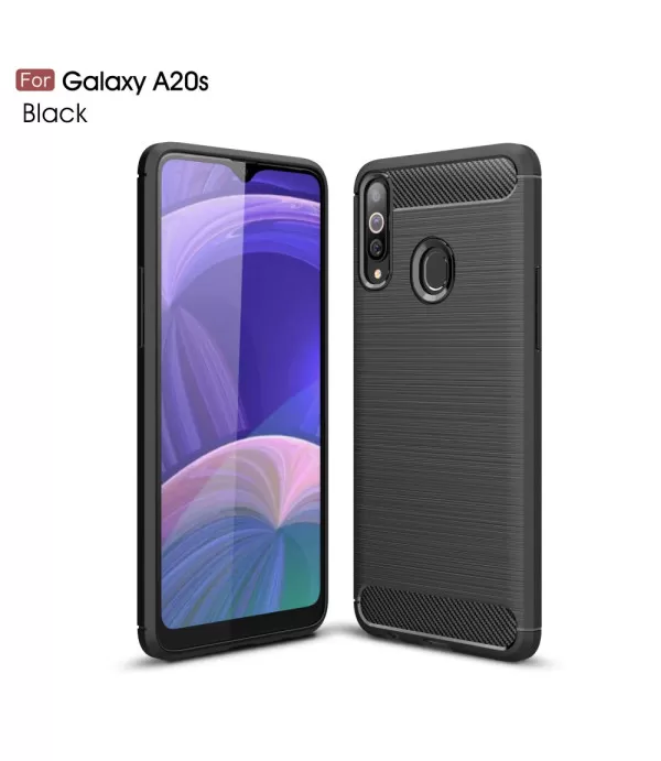 Carbon Brush silikonska zaštitna maskica Samsung Galaxy A20s