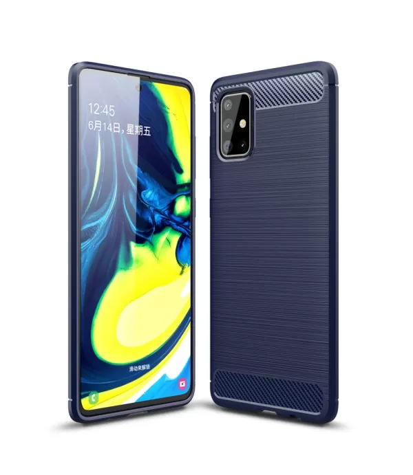 Silikonska Carbon zaštitna maska Samsung Galaxy A71
