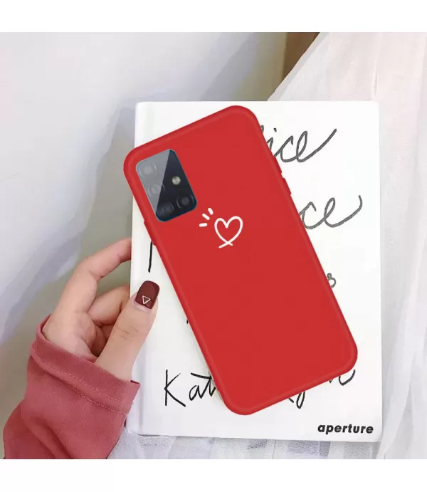 Srce dizajn silikonska zaštitna maska Samsung Galaxy A71
