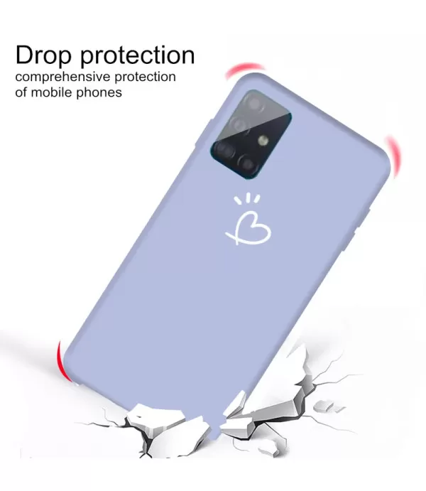 Srce dizajn silikonska zaštitna maska Samsung Galaxy A71