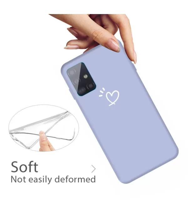 Srce dizajn silikonska zaštitna maska Samsung Galaxy A71