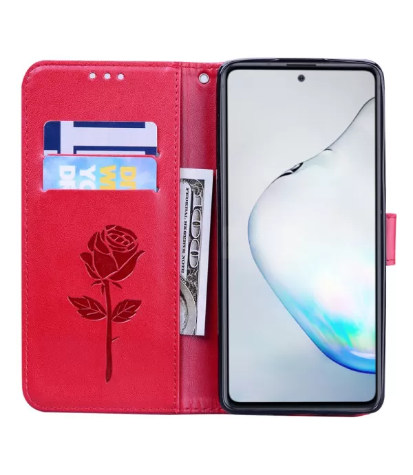 Ruže dizajn kožna torbica futrola Samsung Galaxy Note 10 Lite 2020