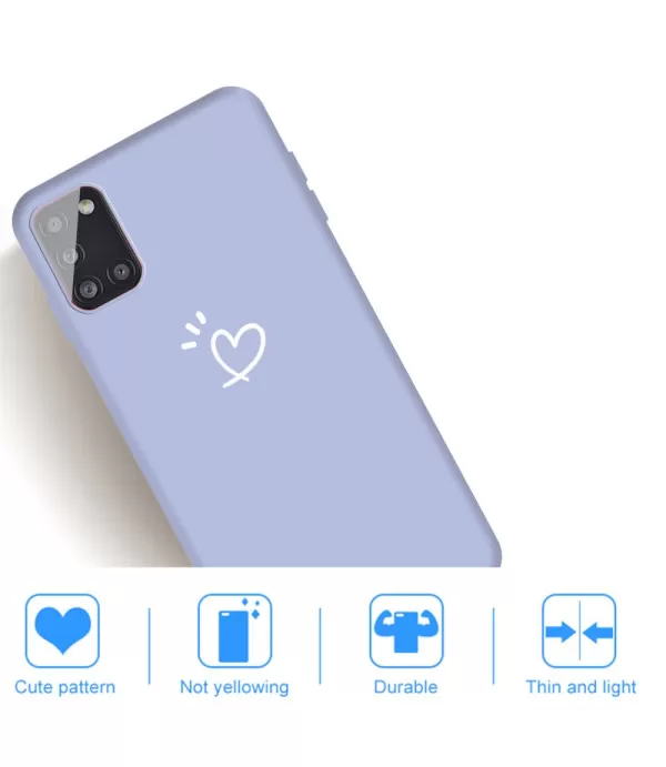Srce dizajn silikonska zaštitna maska Samsung Galaxy A31
