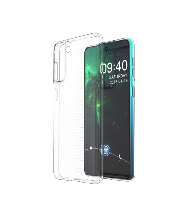 Prozirna silikonska zaštitna maska Samsung Galaxy S21 Plus