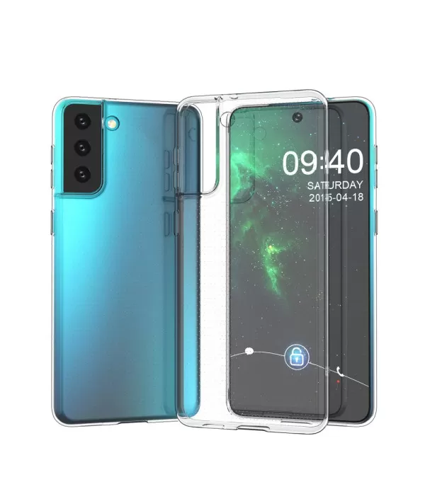 Prozirna silikonska zaštitna maska Samsung Galaxy S21 Plus