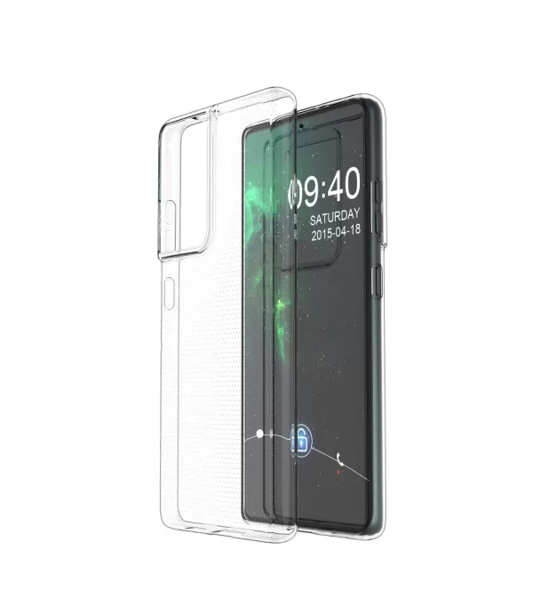 Prozirna silikonska zaštitna maska Samsung Galaxy S21 Ultra