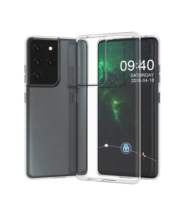 Prozirna silikonska zaštitna maska Samsung Galaxy S21 Ultra