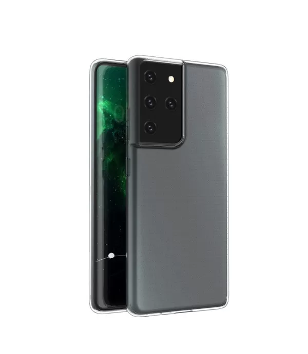 Prozirna silikonska zaštitna maska Samsung Galaxy S21 Ultra