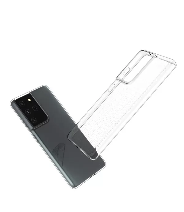Prozirna silikonska zaštitna maska Samsung Galaxy S21 Ultra