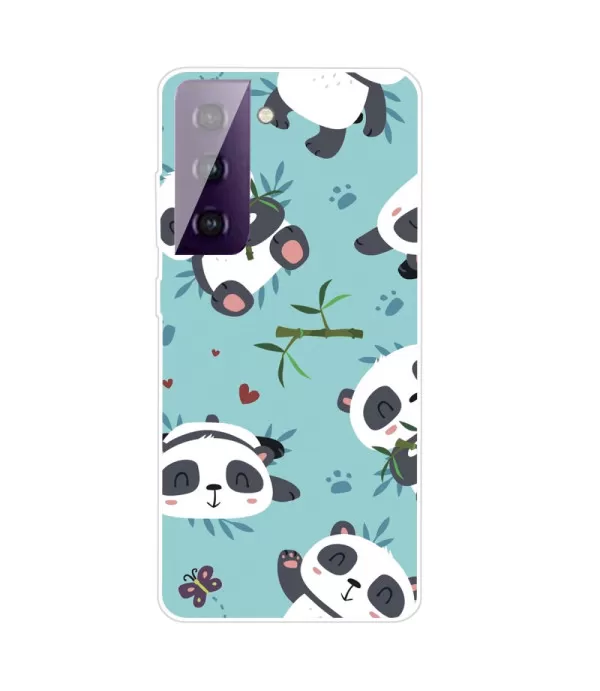 Panda dizajn silikonska zaštitna maska Samsung Galaxy S21 Plus