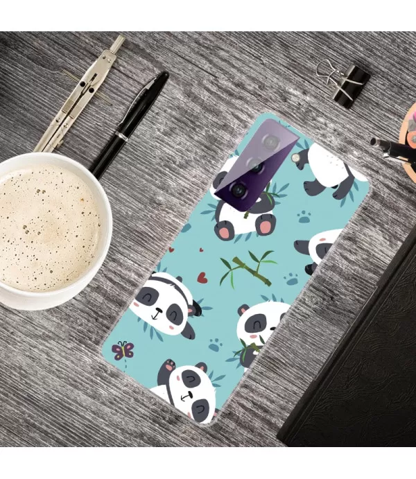 Panda dizajn silikonska zaštitna maska Samsung Galaxy S21 Plus