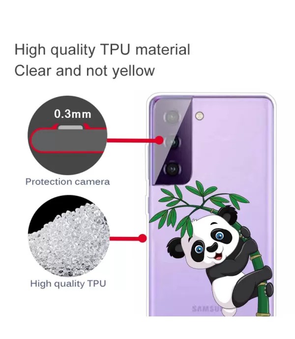 Panda dizajn silikonska zaštitna maska Samsung Galaxy S21