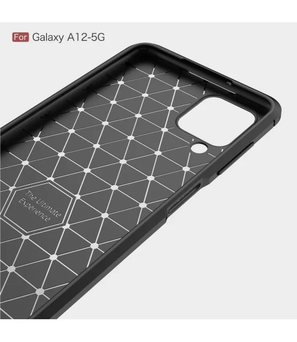 Carbon Brush silikonska zaštitna maska Samsung Galaxy A12