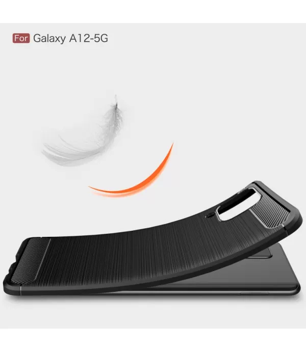 Carbon Brush silikonska zaštitna maska Samsung Galaxy A12
