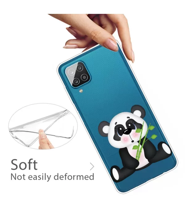Panda dizajn silikonska zaštitna maska Samsung Galaxy A12