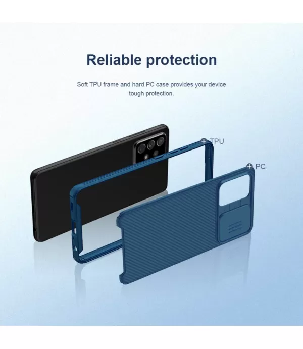 NILLKIN CamShield silikonska zaštitna maskica Samsung Galaxy A72 5G