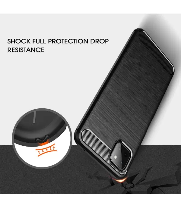 Carbon Brush silikonska zaštitna maska Samsung Galaxy A22