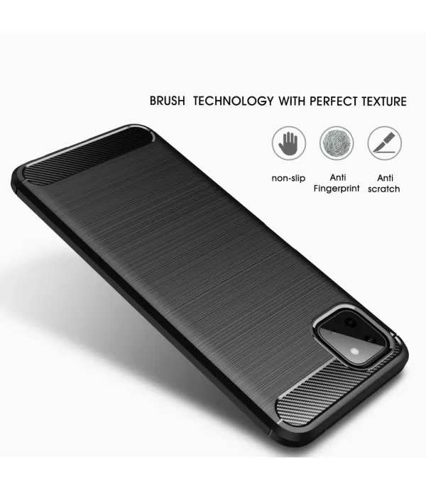 Carbon Brush silikonska zaštitna maska Samsung Galaxy A22