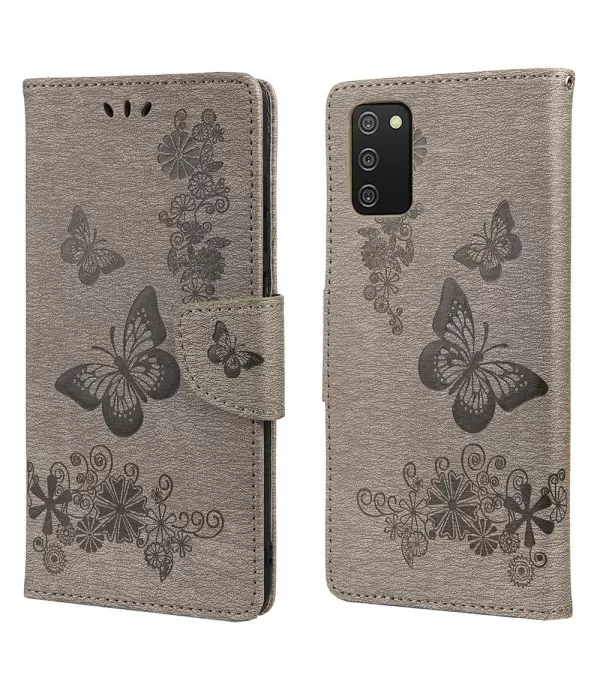 Leptiri preklopna torbica futrola Samsung Galaxy A02s, A03s (166.5 x 75.98)