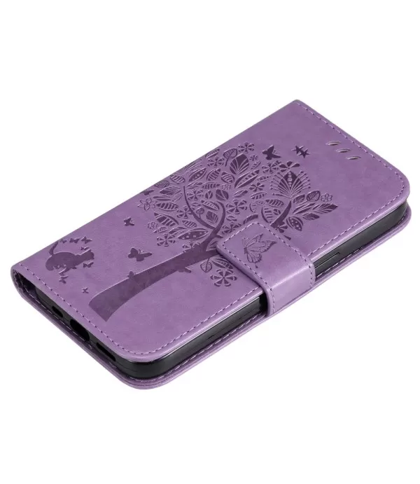 Leptir i cvijeće preklopna torbica futrola Samsung Galaxy S22 Ultra