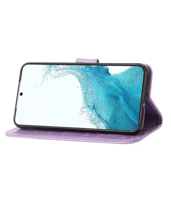 Cvijeće i leptir preklopna torbica futrola Samsung Galaxy S22