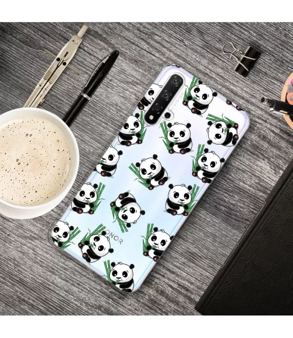 Panda dizajn silikonska zaštitna maska Huawei Nova 5T - Honor 20