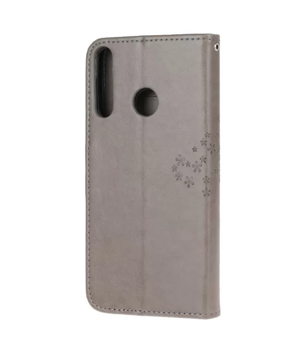 Dvije sove na drvetu kožna torbica futrola Huawei P40 Lite E