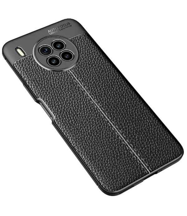 Litchi grain silikonska zaštitna maska Huawei Nova 8i crna