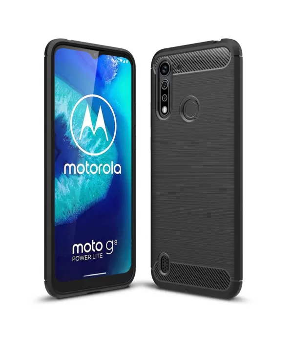 Carbon Brush silikonska zaštitna maskica Moto G8 Power Lite
