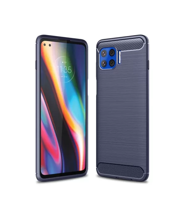 Carbon Brush silikonska zaštitna maskica Moto G 5G Plus