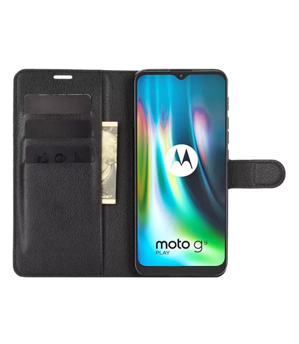 Litchi preklopna torbica futrola Motorola Moto G9 Play