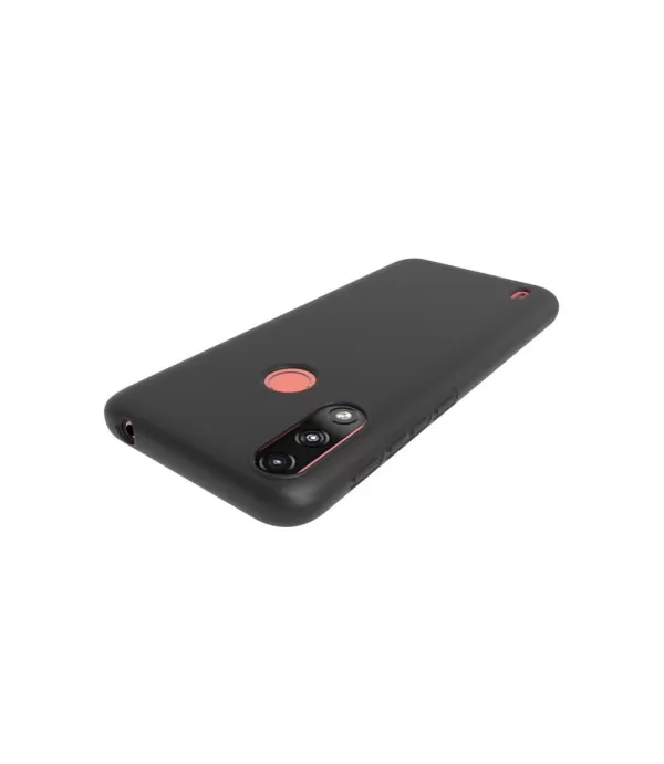 Mat crna silikonska zaštitna maskica za Motorolu  Moto E7 Power
