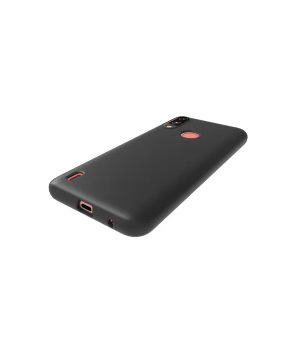 Mat crna silikonska zaštitna maskica za Motorolu  Moto E7 Power