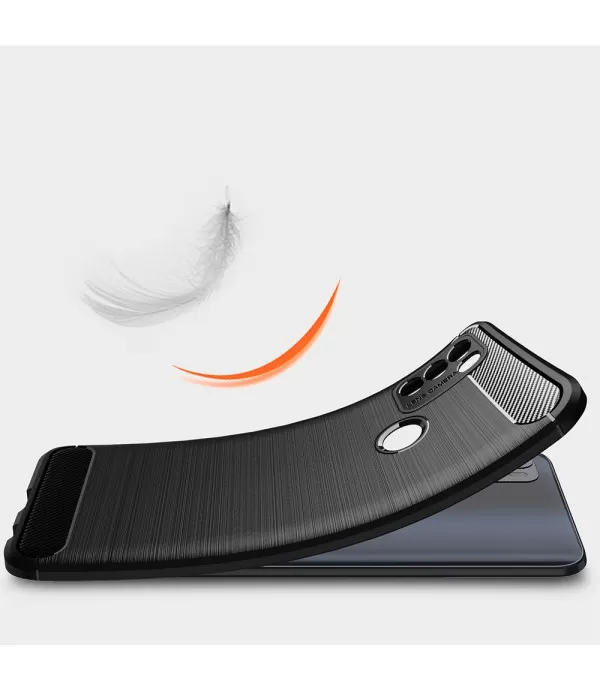 Carbon Brush silikonska zaštitna maskica Moto G50
